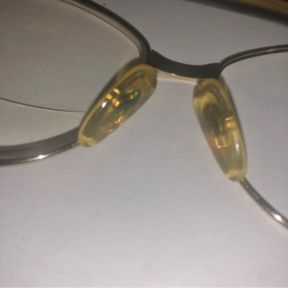 CHRISTIAN DIOR 60s 70s Vintage 2227 48 Butterfly Gold Frame Eyeglasses 55-16mm - Picture 11 of 16